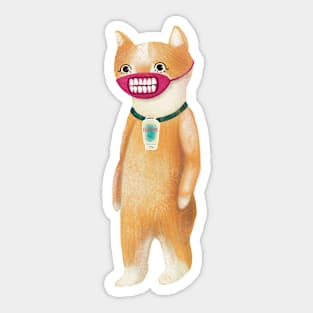 Cool Cat Sticker